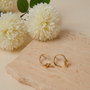 Heliophilia Silver Pendientes de Metal Dorados